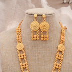 ChooseMe Arabic & Indian Style Gold-Color Bridal Jewelry Set