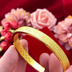 Luxury 14k Gold Original Open Bracelet for Women Bracelet for Party High Quality Not Fade 14 K Gold Jewelry Bangles Bijoux Femme
