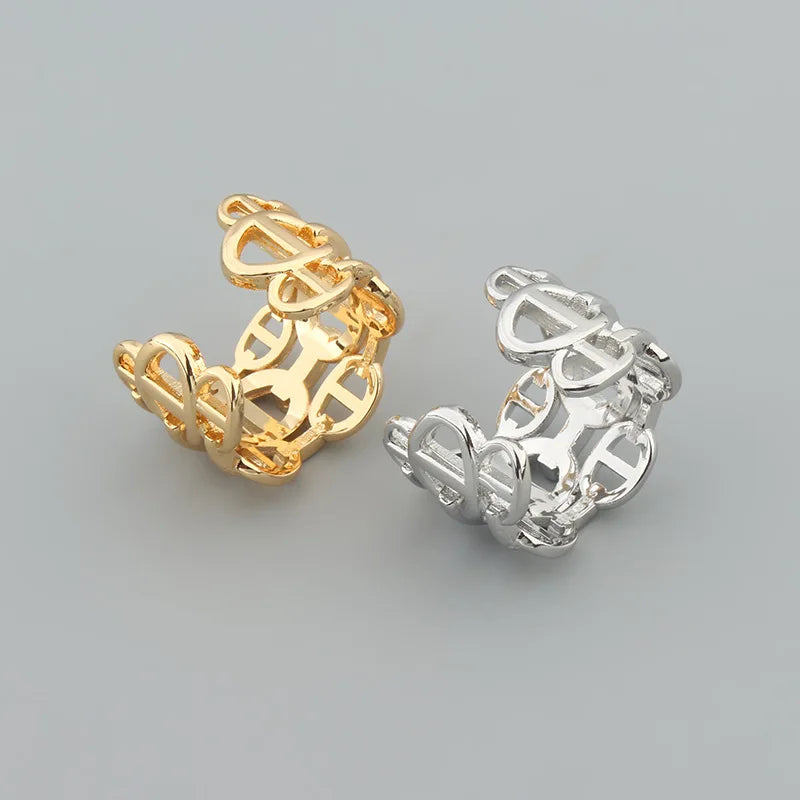 Luxurious Copper Ring Women Crystal Choker Statement Ring Lady Fashion Jewelry  wedding  jewelry for women