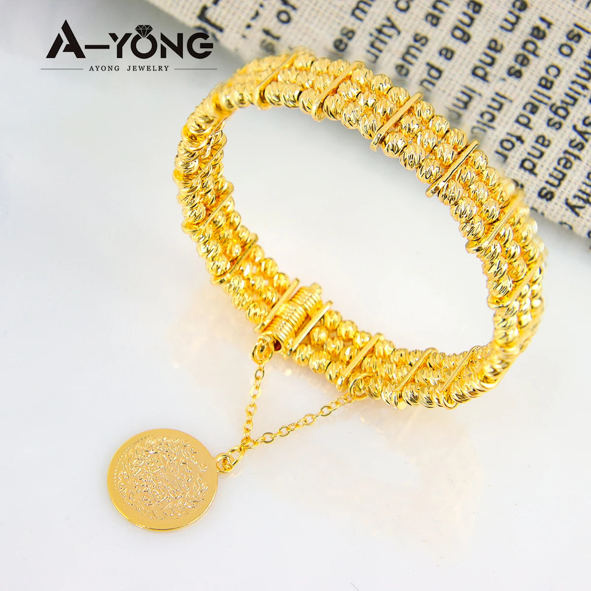 Arabic Islamic Multi Layer Beads Dubai Bangle Bracelet