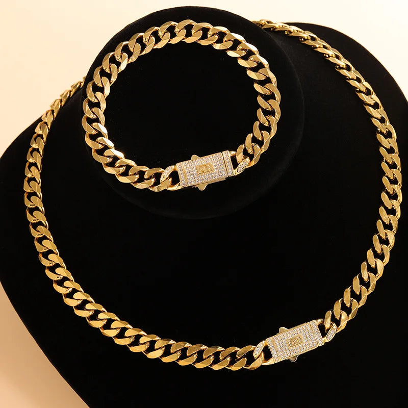 ChooseMe Hip Hop Monaco Miami Cuban Link Bracelet