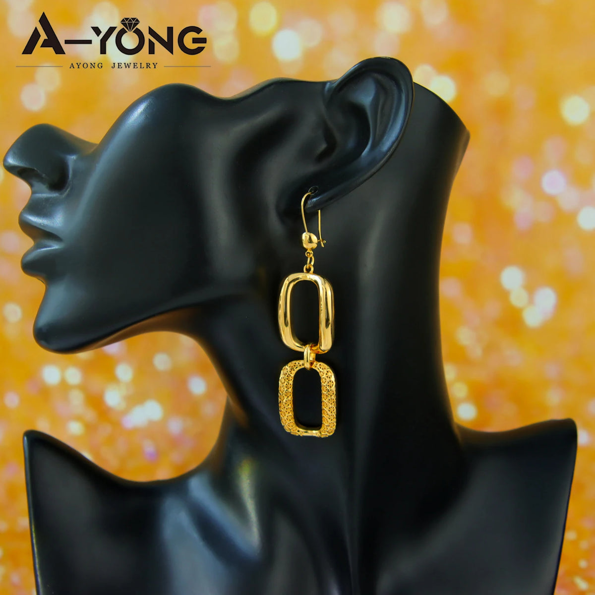 ChooseMe Premium Wedding Jewelry Set 21k Gold Plated Mid East Hip-hop Necklace Bracelet Earrings Dubai Women Vintage Jewelry
