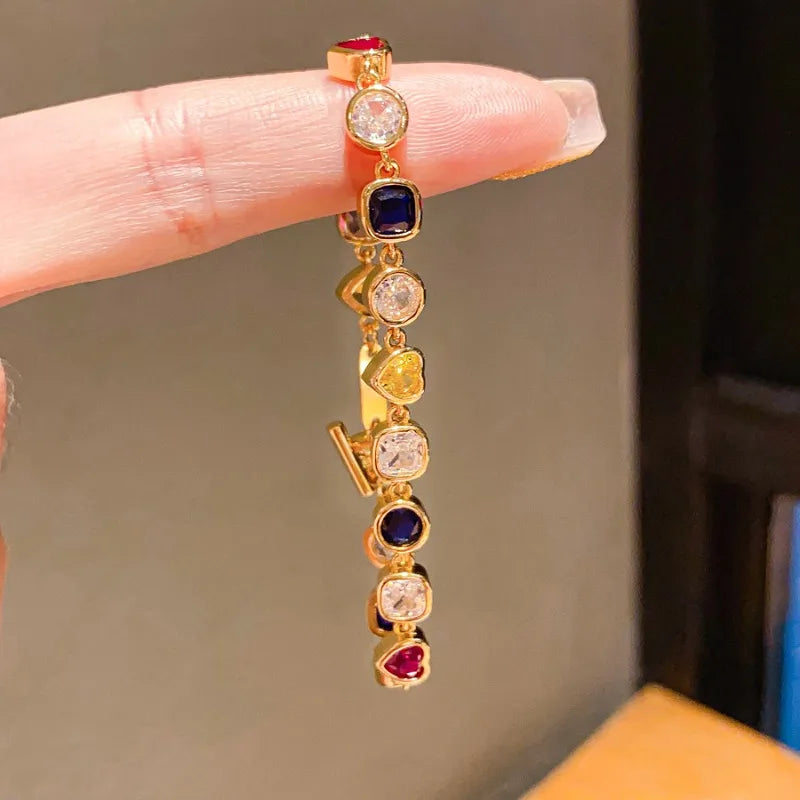 ChooseMe Sweet & Minimalist Square Zircon Bracelet