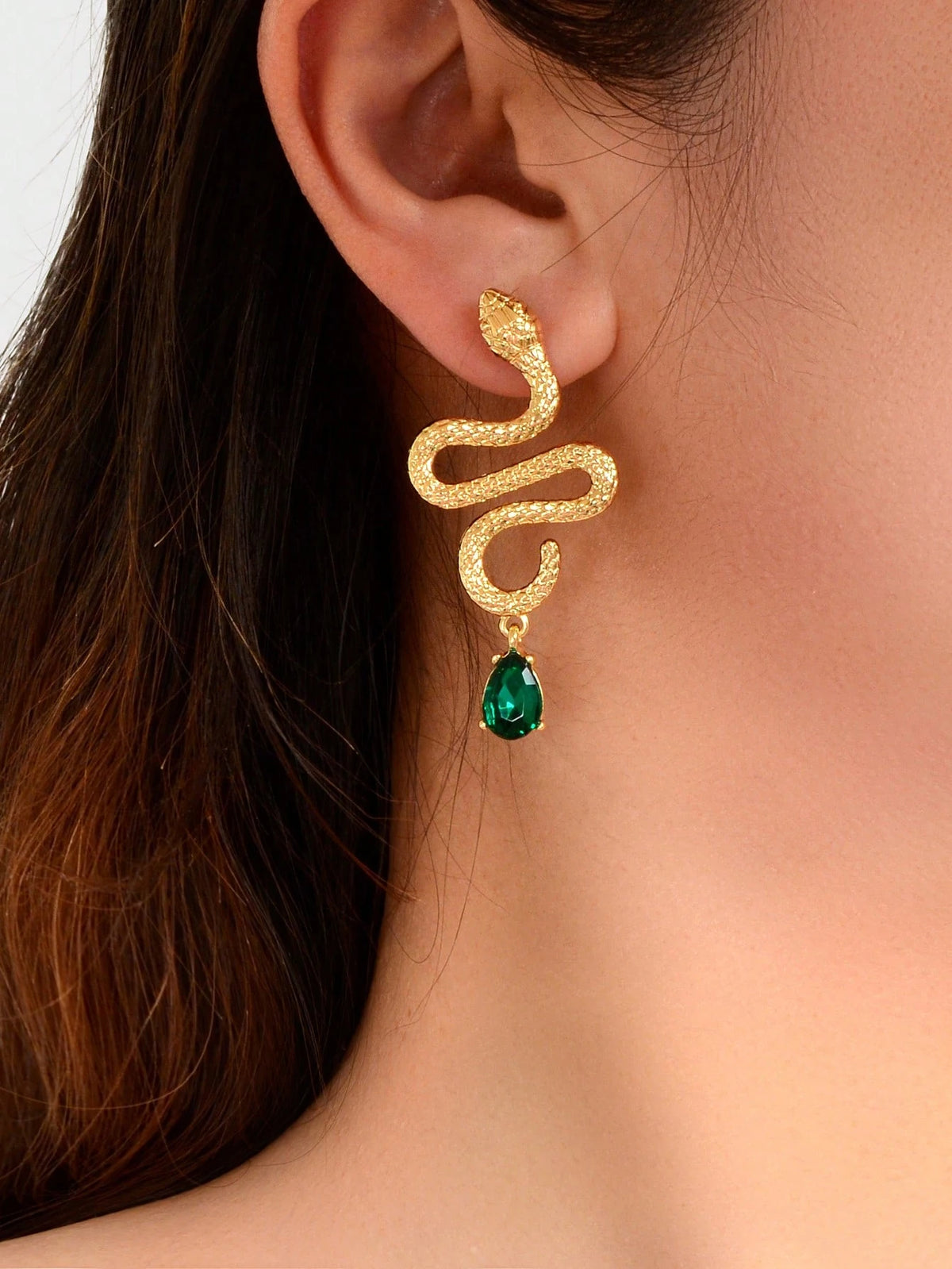 Trendy Vintage Snake Shape Dangle Earrings for Women Girl Retro Drop Earrings Cute Object Earring Jewelry Bijoux Wholesale