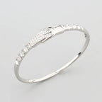 Classic Copper Luxurious Cubic Ziron Women  Statement Ring Lady Fashion Jewelry Bracelet Lady Gift