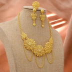 ChooseMe Ethiopian Gold-Color African & Arabian Charm Jewelry Set