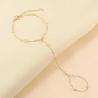 Bracelet de cheville tendance ChooseMe en or plaqué K