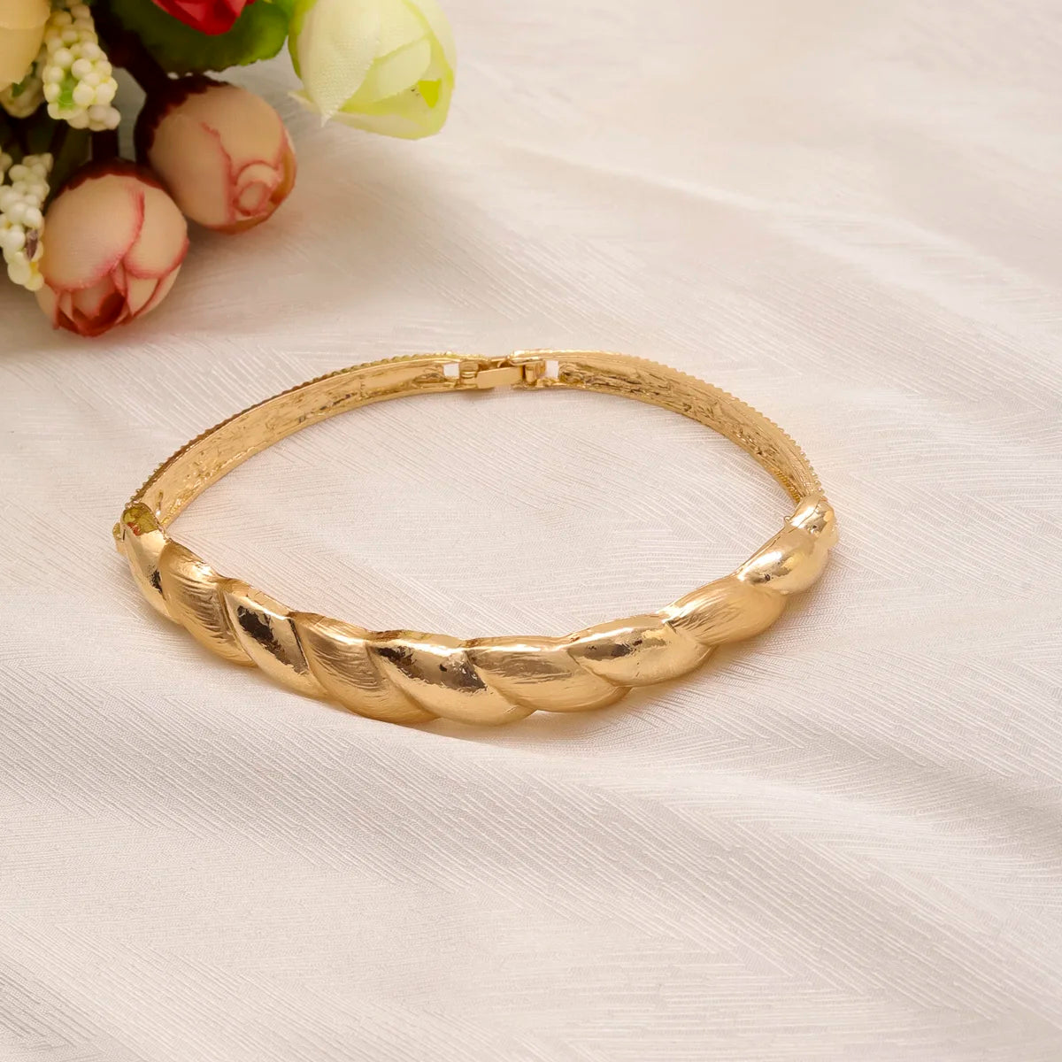 Fashion Dubai Jewelry Sets for Woman 18K Gold Plated Necklace Earrings Bracelet Ring Jewelry African Nigerian Wedding Party