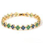Luxury Four-Leaf Flower Lucky Banquet & Wedding Bracelet