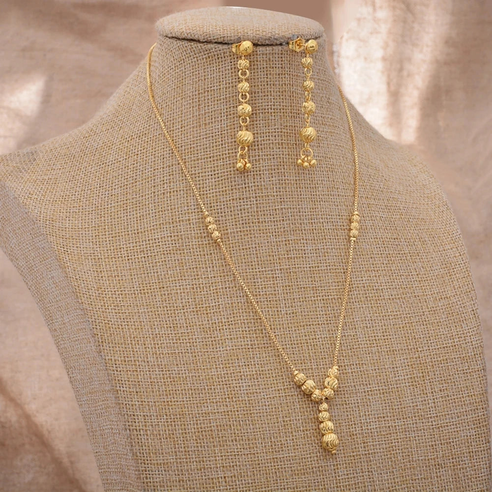 ChooseMe Ethiopian Gold-Color African & Arabian Charm Jewelry Set