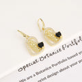 Heart Shaped Religious Madonna Zircon Crystal Jewelry Set Bracelet Necklace Earrings Copper Women's Retro Jewelry New Design