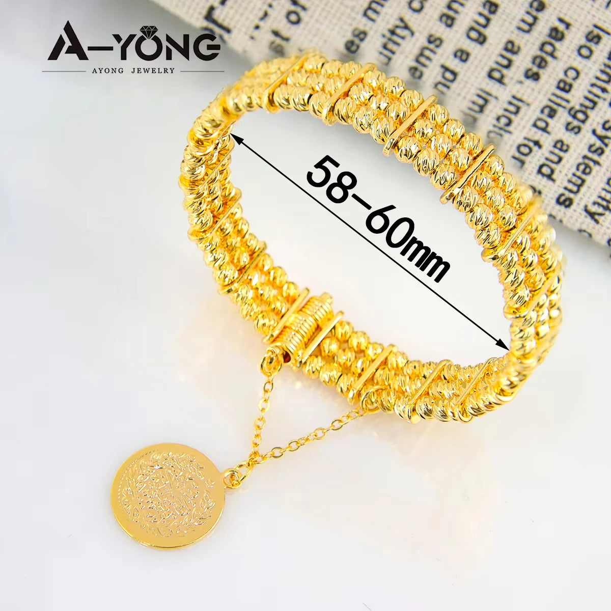 Arabic Islamic Multi Layer Beads Dubai Bangle Bracelet