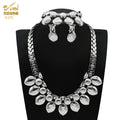 Parure de bijoux ChooseMe Premium : collier ras du cou, boucles d'oreilles et bague