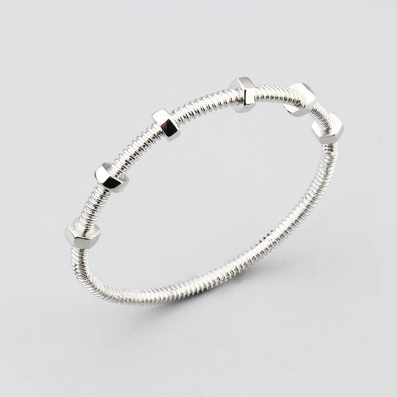 jewelry Luxury Geometry Cubic Ziron Bracelets Engagement Bridal Finger Rings Jewelry copper Classic Lady Gift