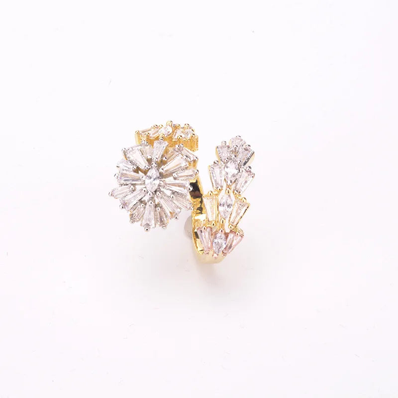Bracelets classiques géométriques de luxe en zircon cubique pour femmes, bijoux de mariée en cuivre, cadeaux