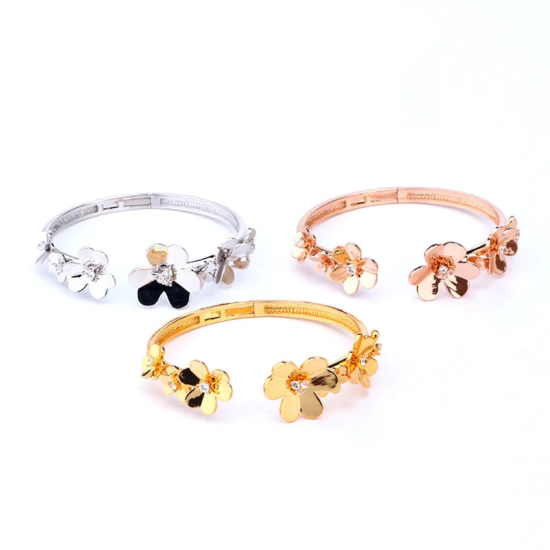 Fashion jewelry Luxury Geometry Cubic Ziron Ring Engagement Bridal Finger Bracelets Jewelry copper Classic Lady Gift