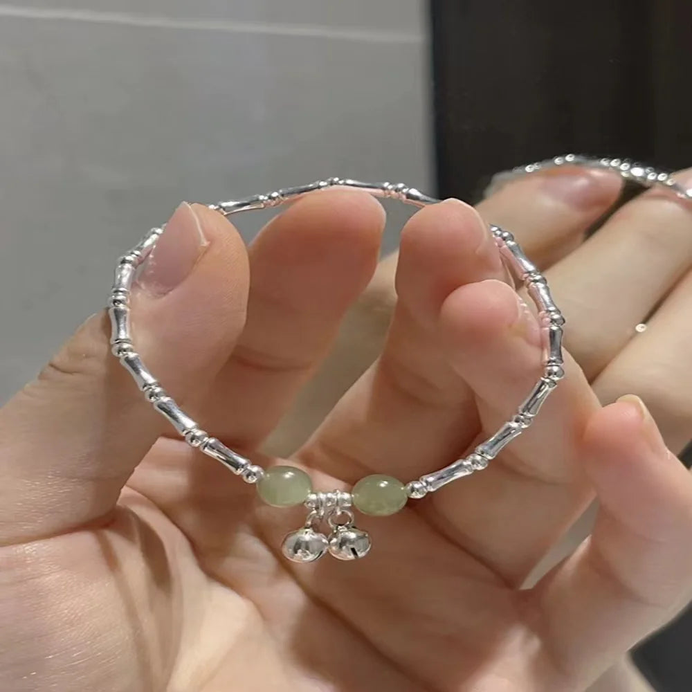 ChooseMe Handmade Sparkling Zircon Flower Alloy Bracelet
