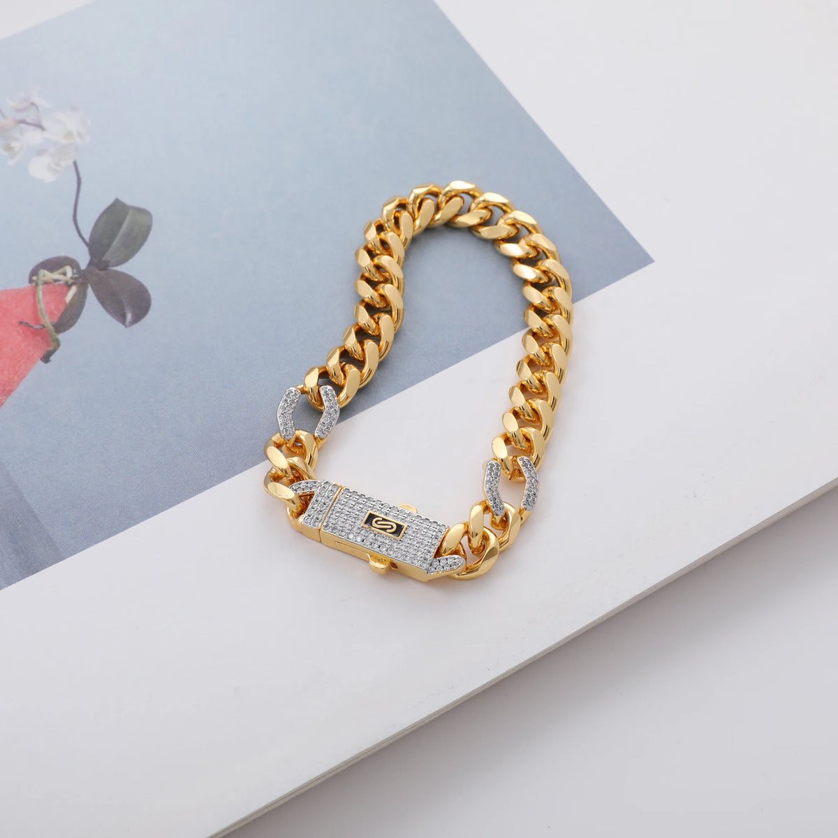 ChooseMe Hip Hop 4-Piece Necklace, Earrings, Bracelet & Ring Set
