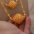 ChooseMe Ethiopian Gold-Color African & Arabian Charm Jewelry Set