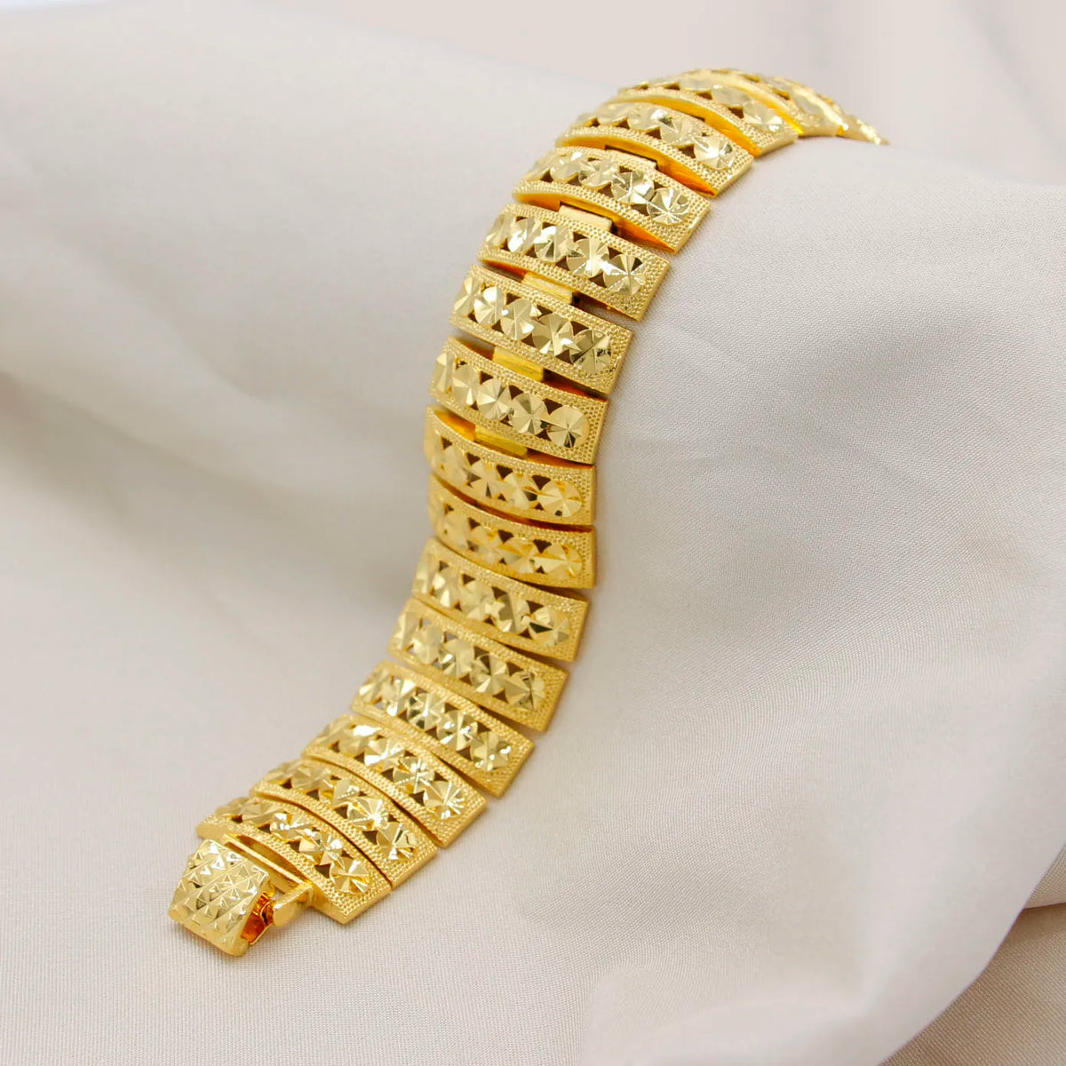 Adixyn(4 desigh)Luxury Gold Color Dubai Chain Link Bracelets For Women Men African Ethiopian Bangles Wedding Jewelry Party Gifts