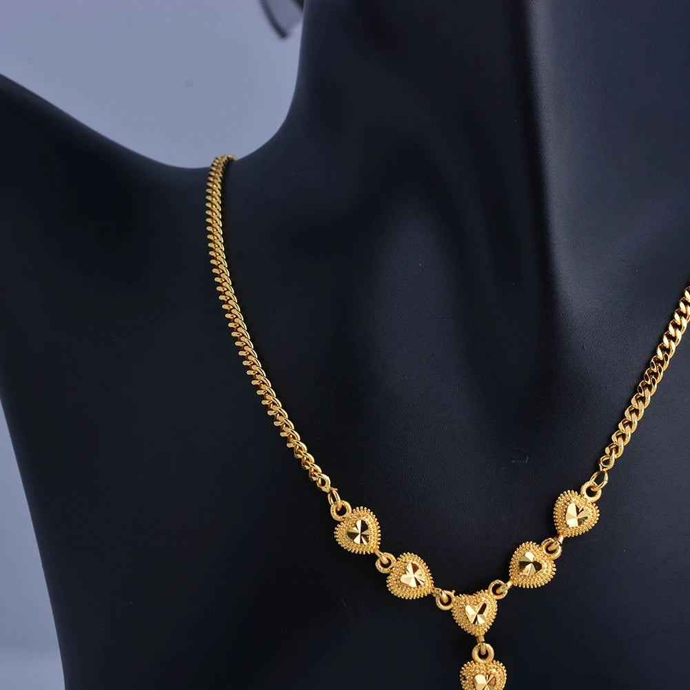 ChooseMe Arabic & Indian Style Gold-Color Bridal Jewelry Set