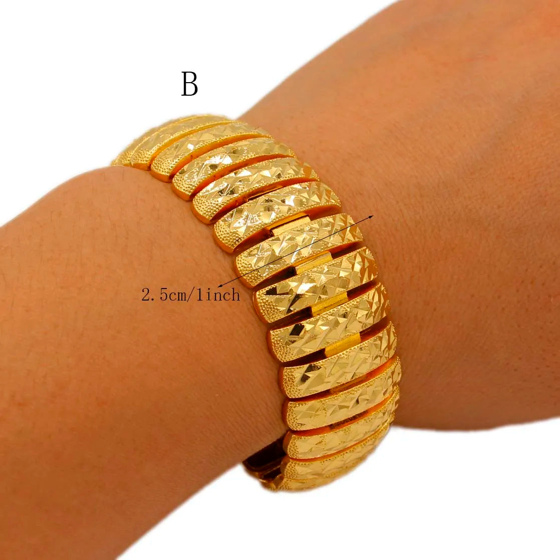 Adixyn(4 desigh)Luxury Gold Color Dubai Chain Link Bracelets For Women Men African Ethiopian Bangles Wedding Jewelry Party Gifts