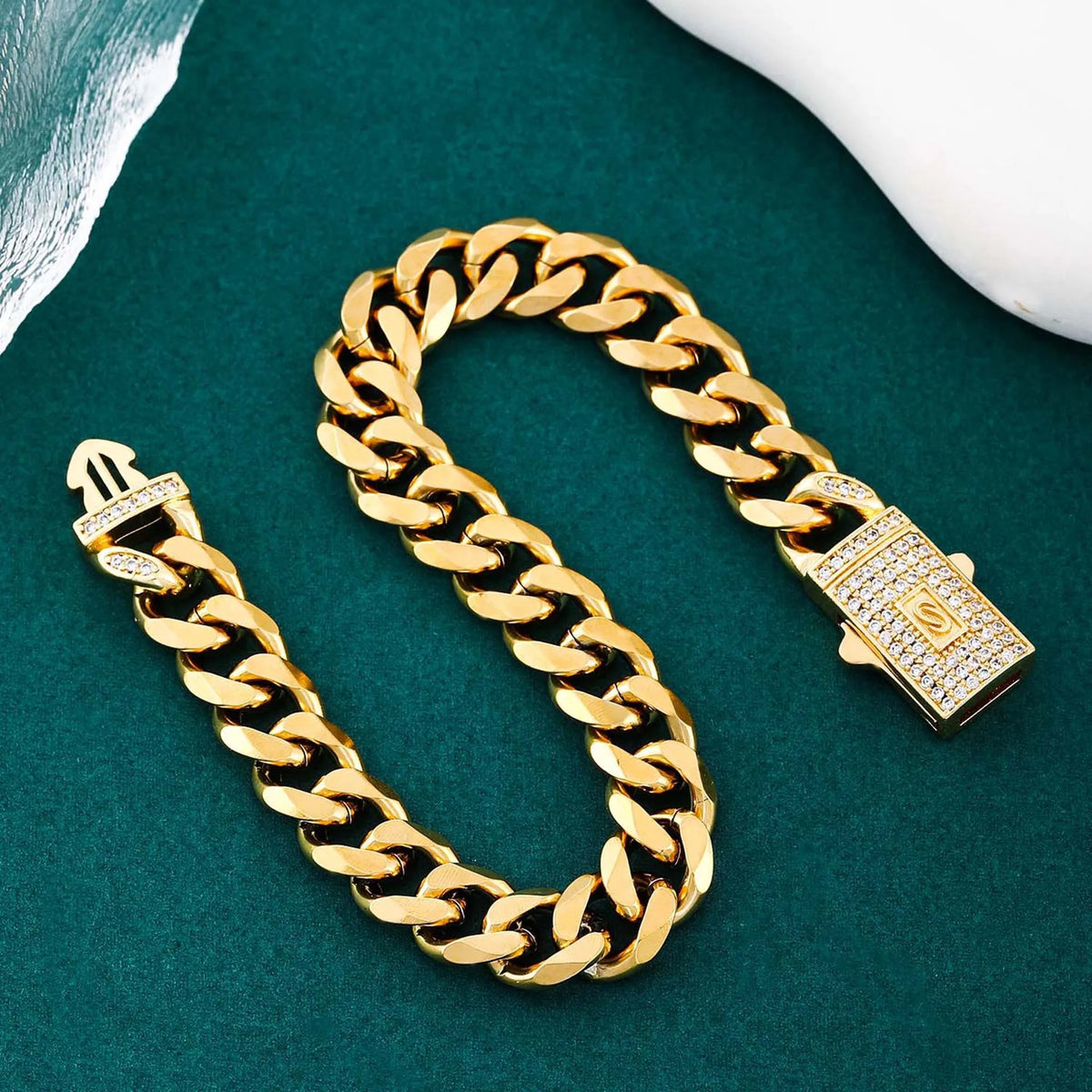 ChooseMe Hip Hop Monaco Miami Cuban Link Bracelet