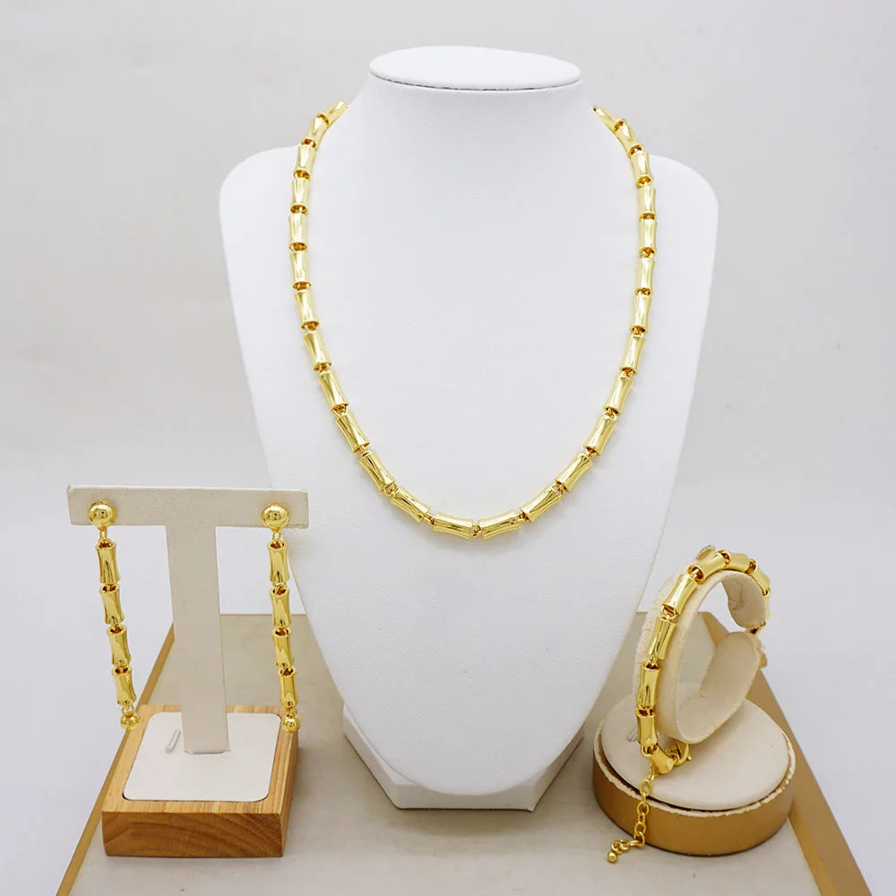 Brazilian Flower Italian Style Jewelry Set