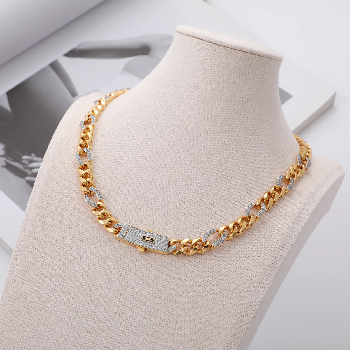 ChooseMe Hip Hop 4-Piece Necklace, Earrings, Bracelet & Ring Set