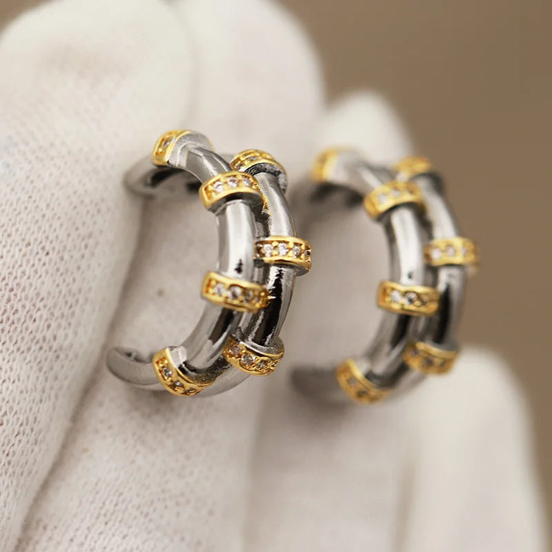 2026 Classic Delicate Crystal & Zirconia Stud Earrings