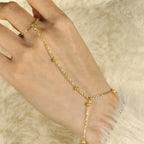 Bracelet de cheville tendance ChooseMe en or plaqué K