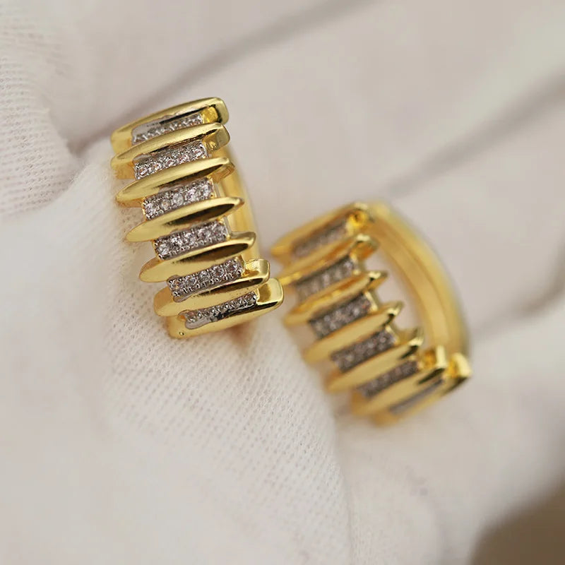 2026 Classic Delicate Crystal & Zirconia Stud Earrings