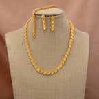 ChooseMe Gold-Color Trendy African Arabian Charm Wedding Jewelry Set