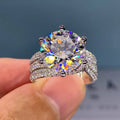 Gorgeous Solitaire Zirconia Bridal Wedding Rings Gold Color Engagement Party Brilliant Women Jewelry Anillos De Mujer Кольцо