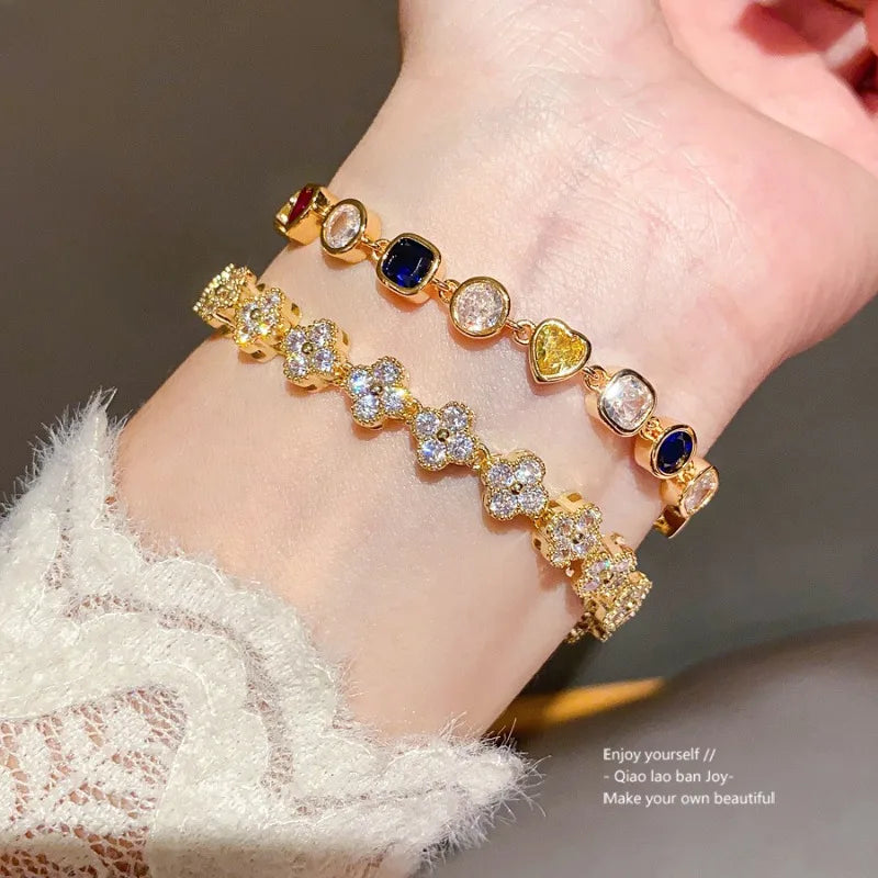 ChooseMe Sweet & Minimalist Square Zircon Bracelet