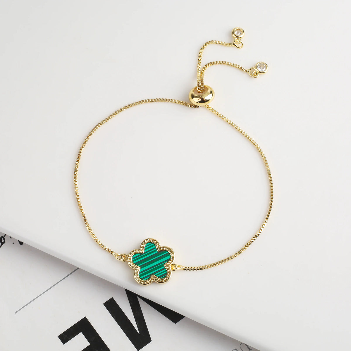 6-Color Plum Blossom Five Point Star Jewelry Set Cute Plant Five Leaf Flower Shell Gift Bracelet Necklace Earrings Woman Clover