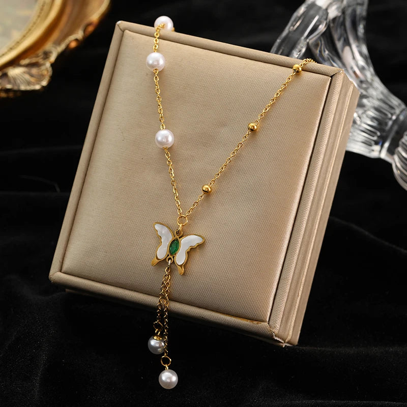 EILIECK 316L Stainless Steel Round Roman Numerals Pendant Necklace For Women Trendy Neck Chain Summer Vacation Jewelry