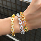 Light Luxury, Beauty, and Elegance Are Intertwined in This Hollow-Out Diamond-Encrusted Niche Design Bracelet