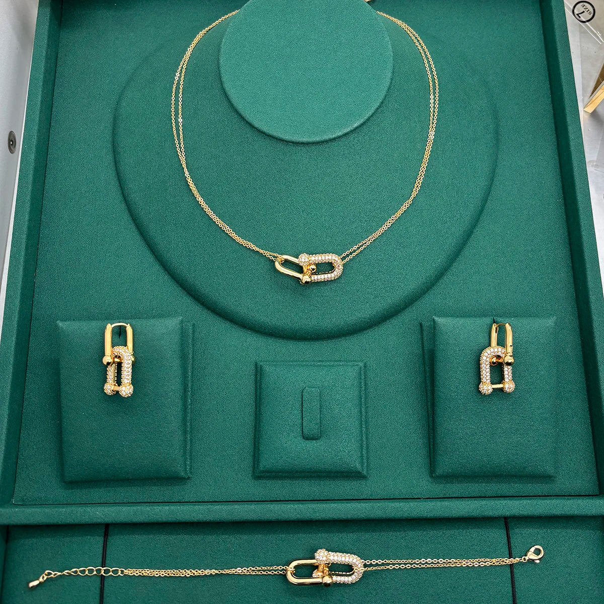 ChooseMe Luxury Waterdrop Indian Jewelry Set