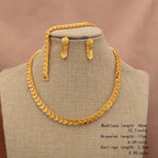 ChooseMe Ethiopian Gold-Color African & Arabian Charm Jewelry Set