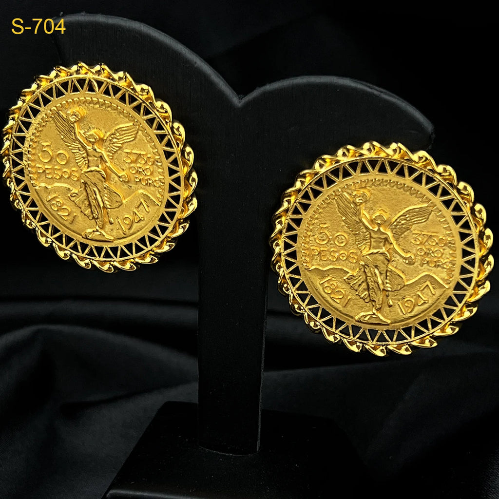 Dubai Gold Color Coin Necklace Bracelet Jewelry Sets For Women African Ethiopian Bridal Wedding Luxury Gifts