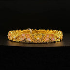 Light Luxury 24K real gold Ancient Flowers Butterfly Maiden Necklace Ring bracelet 999 Gold Princess set with jade Chopin chain