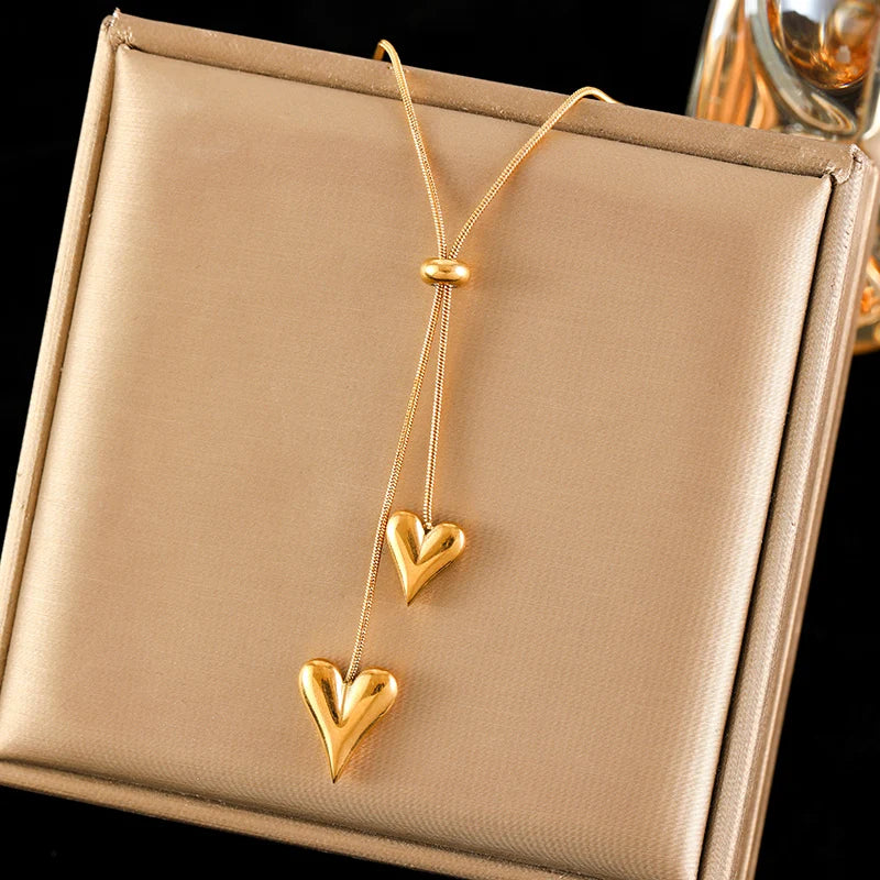 EILIECK 316L Stainless Steel Round Roman Numerals Pendant Necklace For Women Trendy Neck Chain Summer Vacation Jewelry