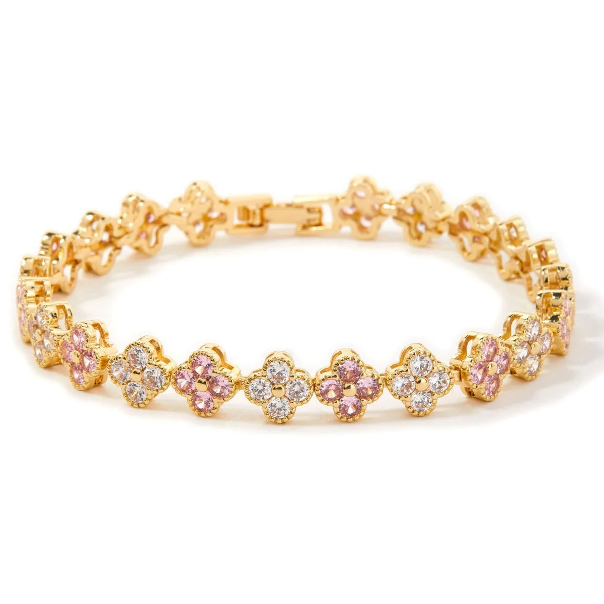 Luxury Four-Leaf Flower Lucky Banquet & Wedding Bracelet