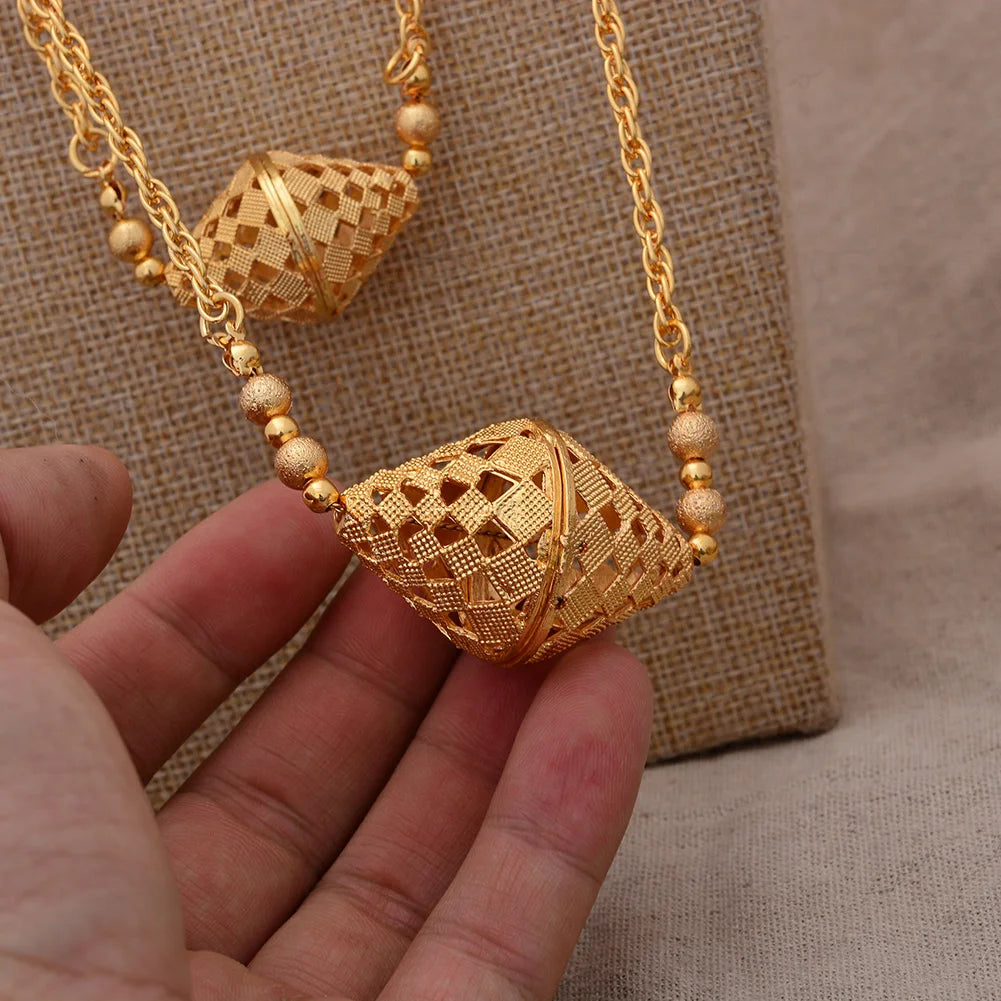 ChooseMe Ethiopian Gold-Color African & Arabian Charm Jewelry Set