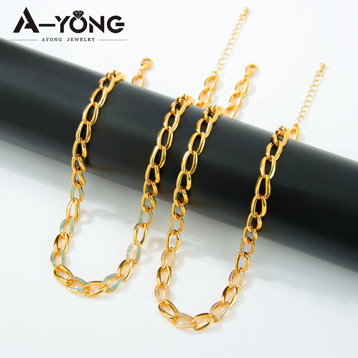ChooseMe Zirconia Gold Plated Bridal Set