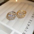 Versatile Snake-Shaped Adjustable Stainless Steel Zircon Ring