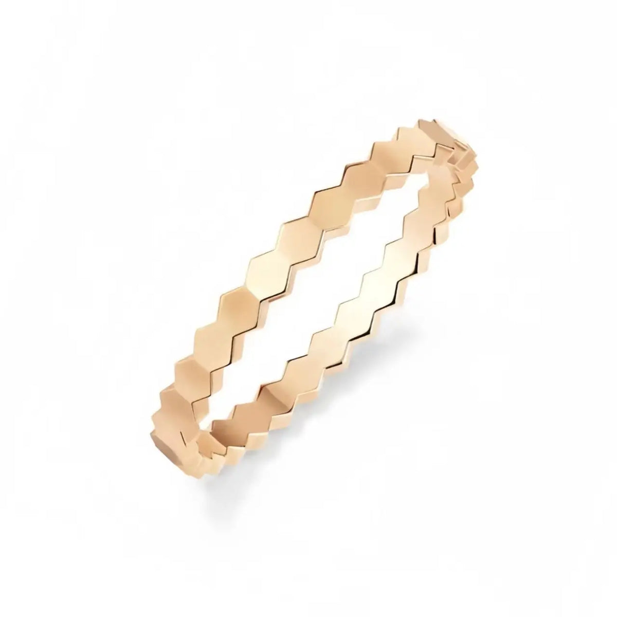 Sterling Silver Vintage Geometric Zircon Ring