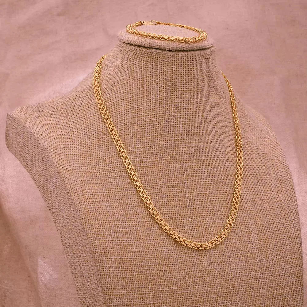 ChooseMe Arabic & Indian Style Gold-Color Bridal Jewelry Set
