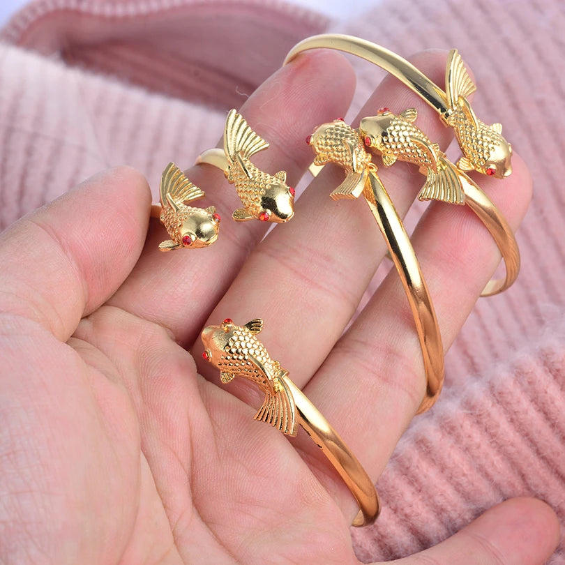 Dubai Charm 24k Gold Plated Bangles For Baby Child Arabic Bridal African Indian Bracelet Nigerian Wedding Hand Jewelry